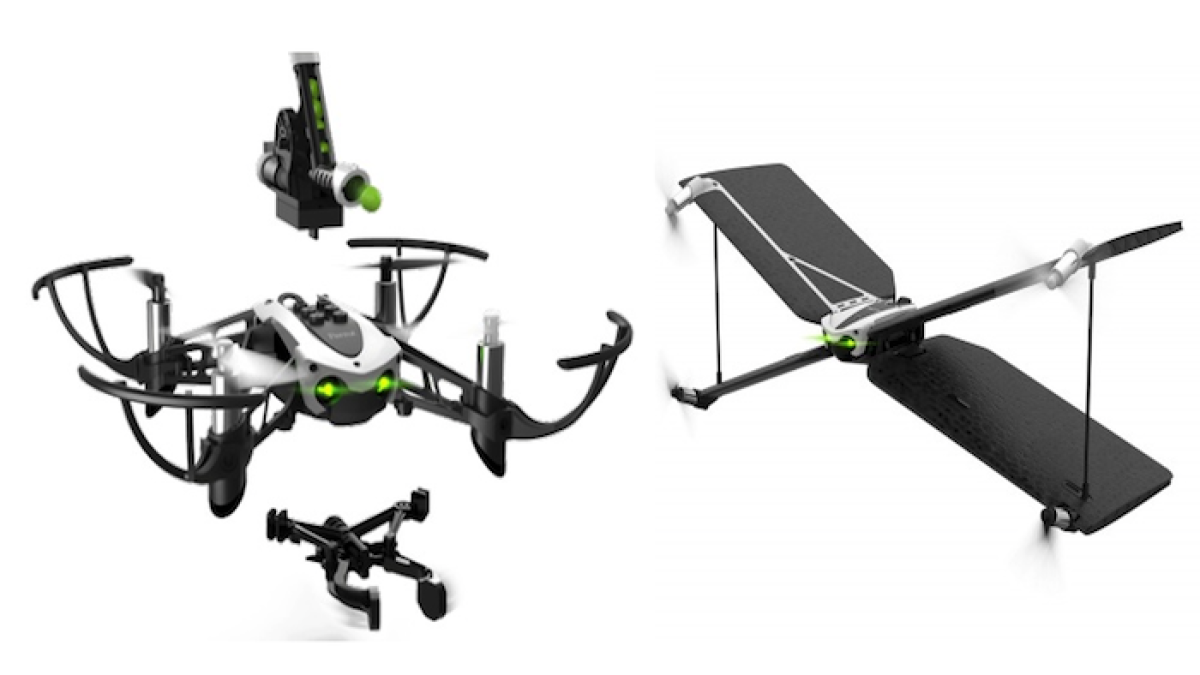 Parrot's latest minidrones do battle, clean up afterwards